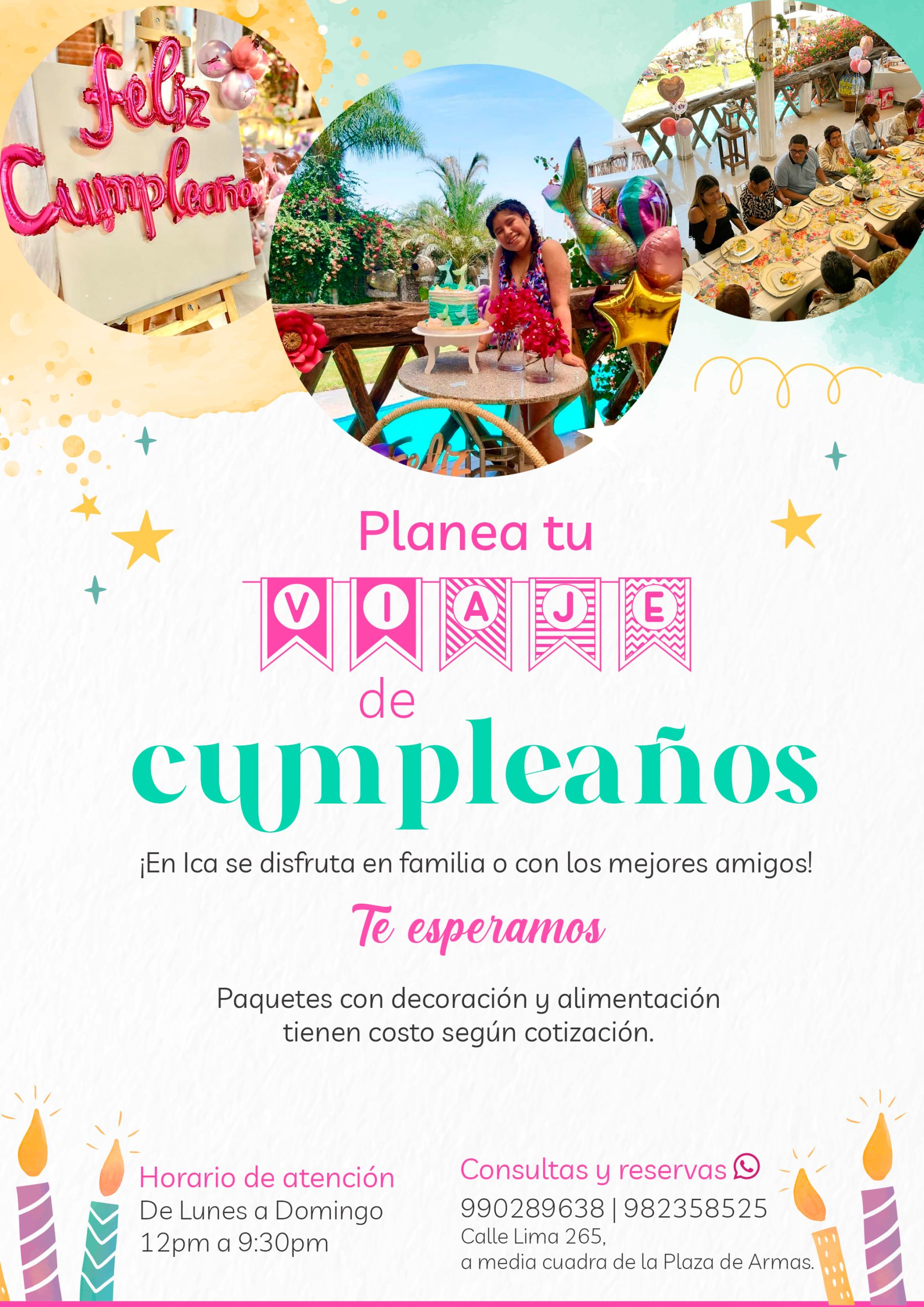 viaje de cumpleaños